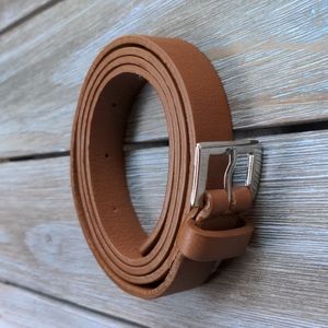 Ripauste French Leather Belt | Camel | One Size (S/M)